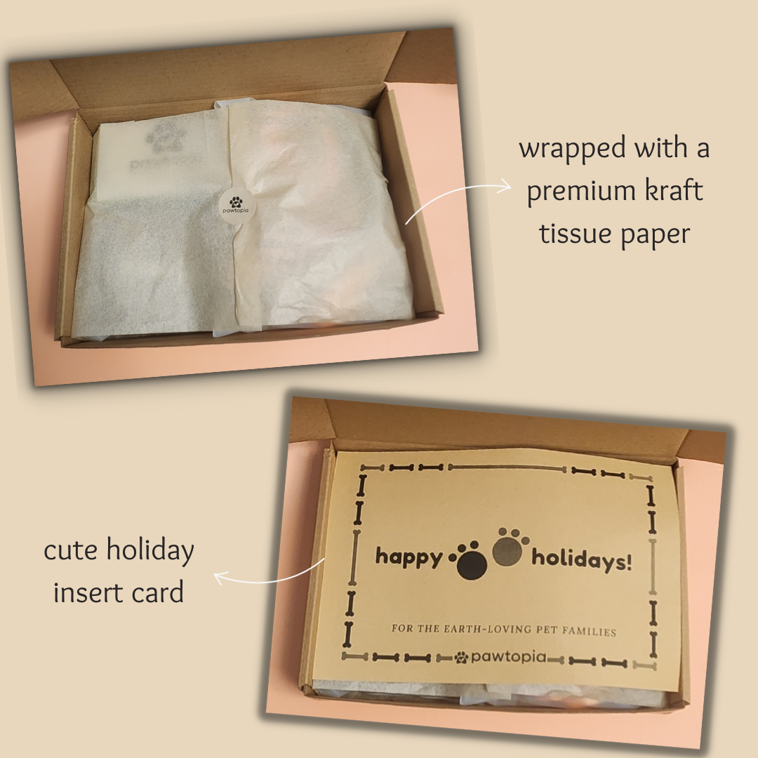 Pawtopia Premium Dog Waste Bags gift set: Eco-Pawty Box
